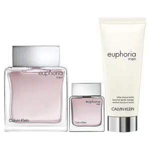 Euphoria By Calvin Klein, 3 Piece Gift Set For Men
