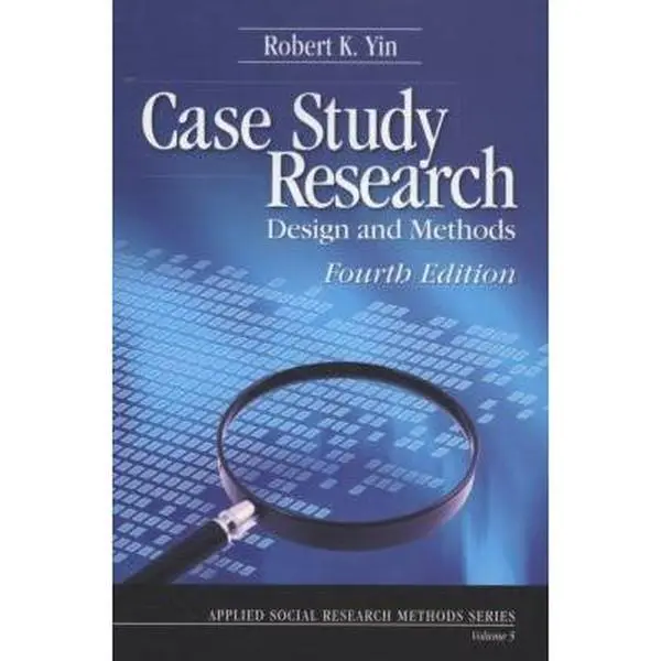 USED Book - Case Study Research: Design and Methods (Applied Social Research Methods) by Robert K. Yin (Paperback) - english