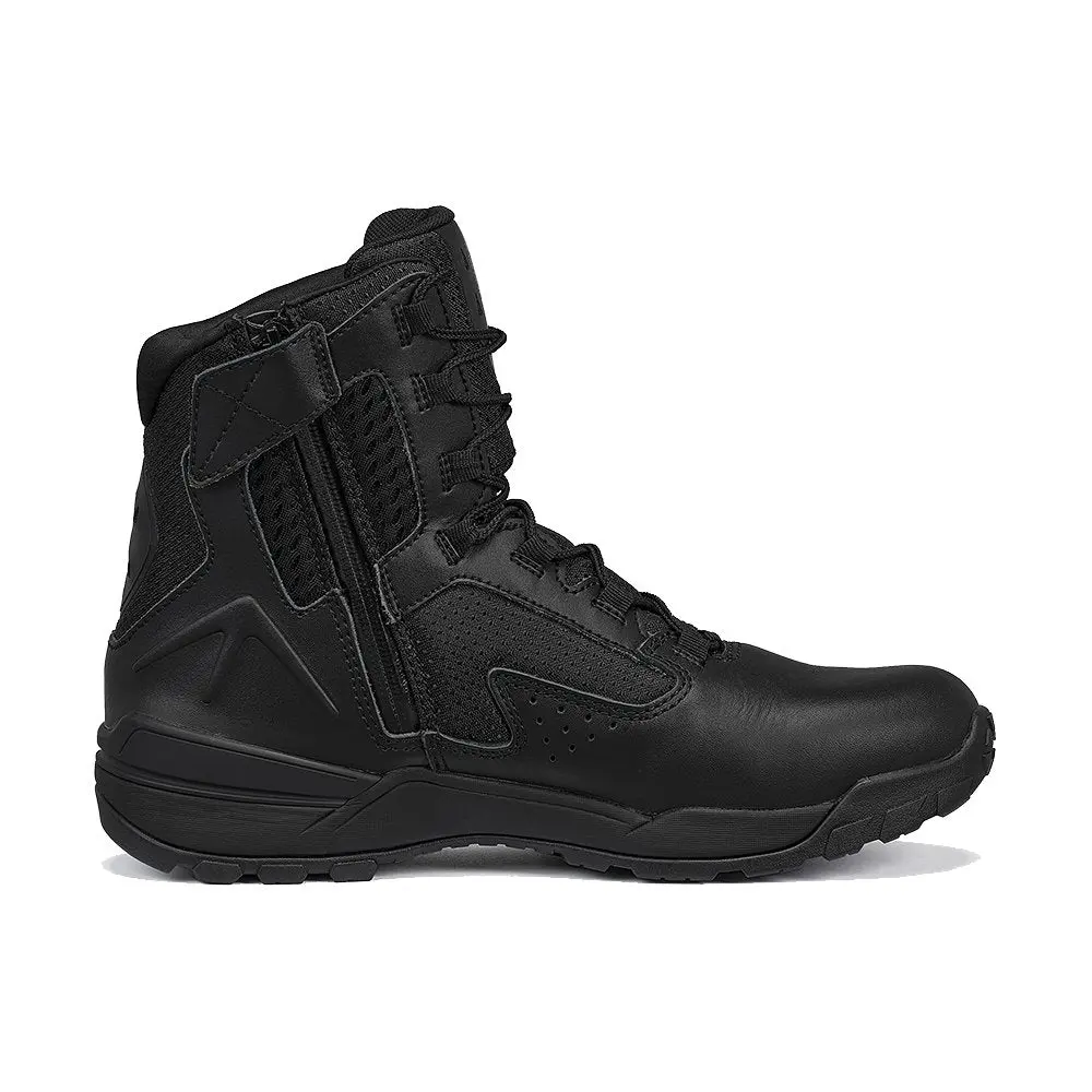Belleville TR1040-ZWP Men's Waterproof Tactical Boot - Black Round Toe Laces Closure Faux Leather Nylon Upper EVA Midsole PTO® Orthotic Comfort Shoes