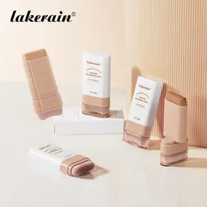 Matte Foundation Stick with With Brush, Waterproof and Sweatproof Foundation, Lightweight Sheer-to-Medium Coverage, Natural Skin-Like Finish, Oil-Control Makeup Stick, Breathable Formula, Travel-Friendly, 5 Shades Optional, Facial Cosmetics