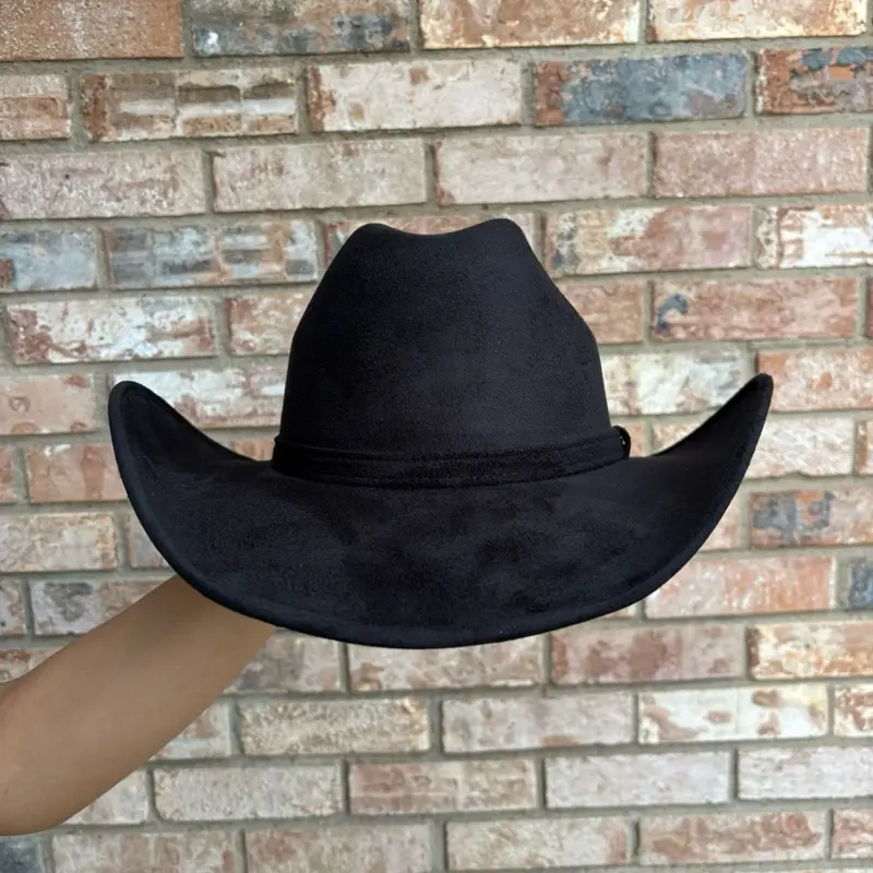 Unisex Suede Cowboy Hats - Stylish Wide-Brim for Men-Women, Made in Mexico