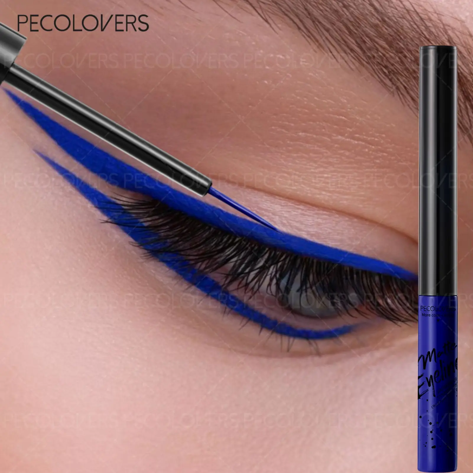 1PC Green Liquid Eyeliner Tightline Eyeliner Non-Smudging Smudge No Budge Waterproof Blue Long Lasting Matte Eye Pencil Perfect for Christmas Halloween Thanksgiving Gifts Eye Makeup Products Longwear Eye Liner Eye Makeup Supplies
