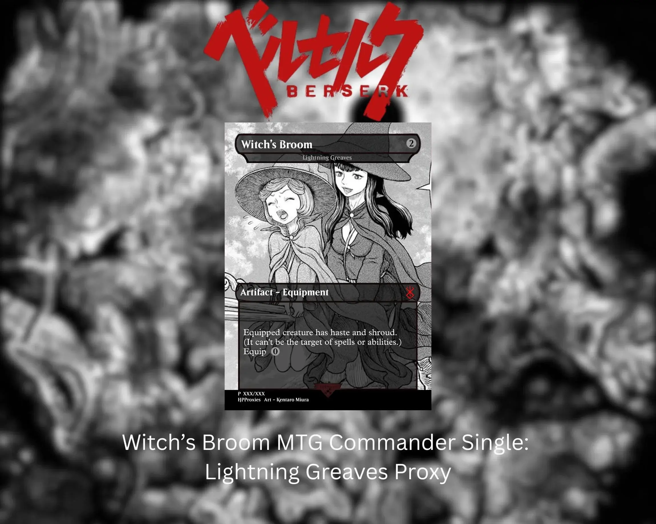 Witch’s Broom Commander Single: Lightning Greaves Proxy