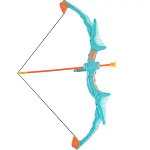 【FathersDayGift】VEVOR Bow and Arrow Set for Kids, LED Light Up Archery Set with 10 Suction Cup Arrows, Standing Target, Quiver, 3 Target Cans, Outdoor Toy for Boys & Girls 6 7 8 9 10+ Years Old, Birthday Gift for Kid
