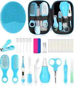 Baby Grooming & Healthcare Kit | 25-in-1 Newborn Care Set with Brush, Comb, Nail Clipper & Nasal Aspirator