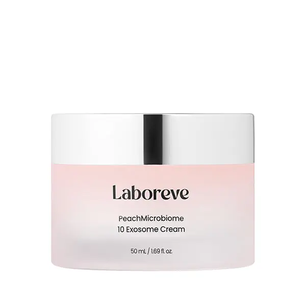 Laboreve PeachMicrobiome 10 EXOSOME Cream - Face Moisturizer with 10 Million Exosomes, 3% Niacinamide & 5% Squalane, Glass Skin Finish, Barrier Support Cream for Sensitive Skin, Korean Skincare (50ml, 1.69 fl oz) sohochic