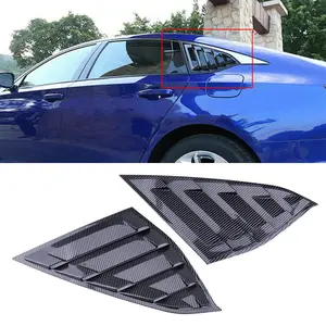 Brand New JDM Honda Accord 2018-2022 Carbon Fiber Look Side Vent Window Quarter Louver Cover