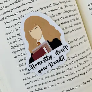 Bookworm witch Sticker