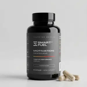 Motivation: Encapsulated - Nootropic for Dopamine, Focus, Energy, Drive - Cognitive Support for High Performers with L-Tyrosine, Citicoline & Rhodiola Rosea - 20 servings
