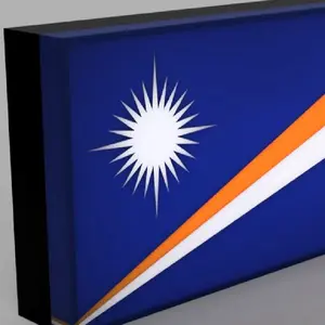 Marshall Islands Flag Night Light - Perfect for Home Decor