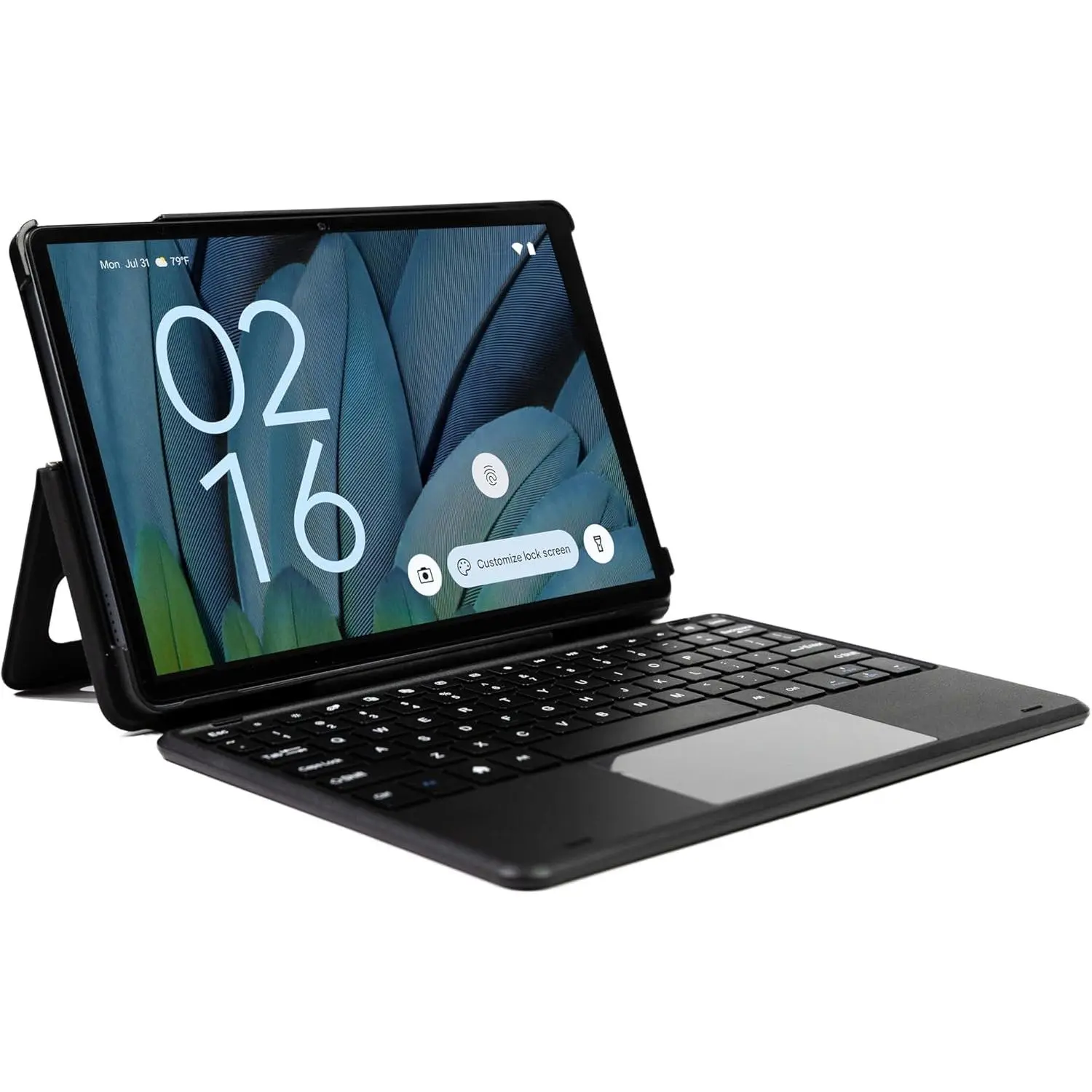 RCA 10” Tablet with MediaTek MT8781/G99 Octa-Core Processor, 4GB Memory, 64GB Storage, 2MP Front Camera, 5MP Rear Camera, Android 14, Included Keyboard