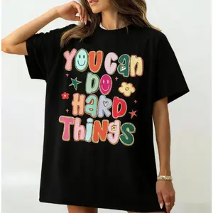 Comfort Colors You Can Do Hard Things Teacher Shirt, School Counselor T-Shirt, Special Education Teacher Shirt, SPED Teacher Shirt Gift