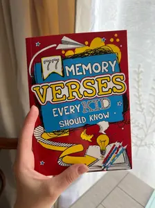 77 Memory Verses Every Kid Should Know, Ages 5-8 (77 for Kids Editions) Paperback Coloring Books Coloring Book Markers Art Drawing