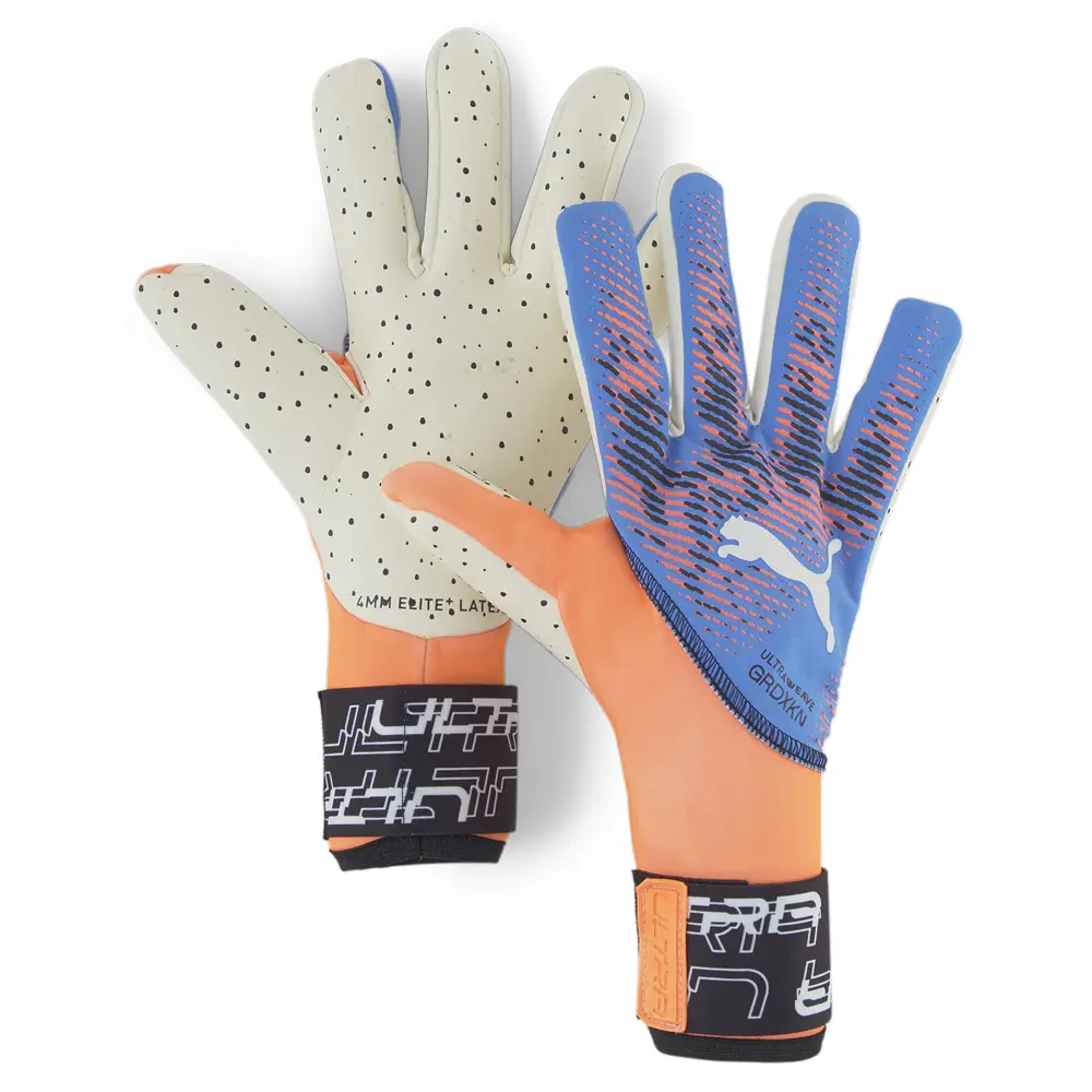 PUMA Mens Ultra Ultimate 1 Nc Goalkeeper Gloves Soccer Cleats - Orange PUMA Mens Ultra Ultimate 1 Nc Goalkeeper Gloves Soccer Cleats - Orange