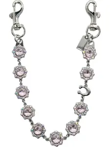 Bag Charm Keychain - Purse Charms for Handbags, PinkRhinestone Bag Chain Charms, Sparkly Bag Charm, PurseAccessories For Women