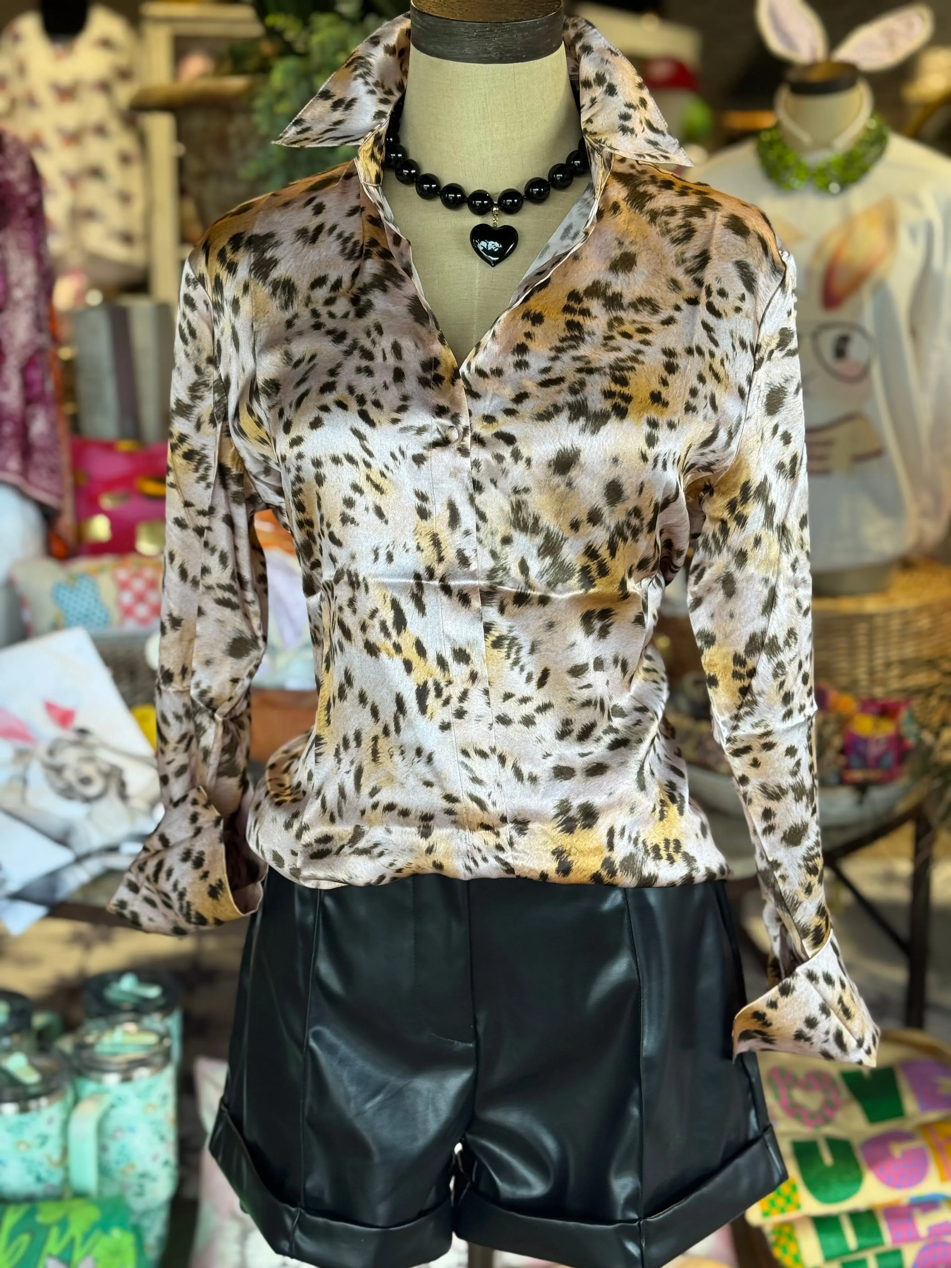 Daria Leopard Top