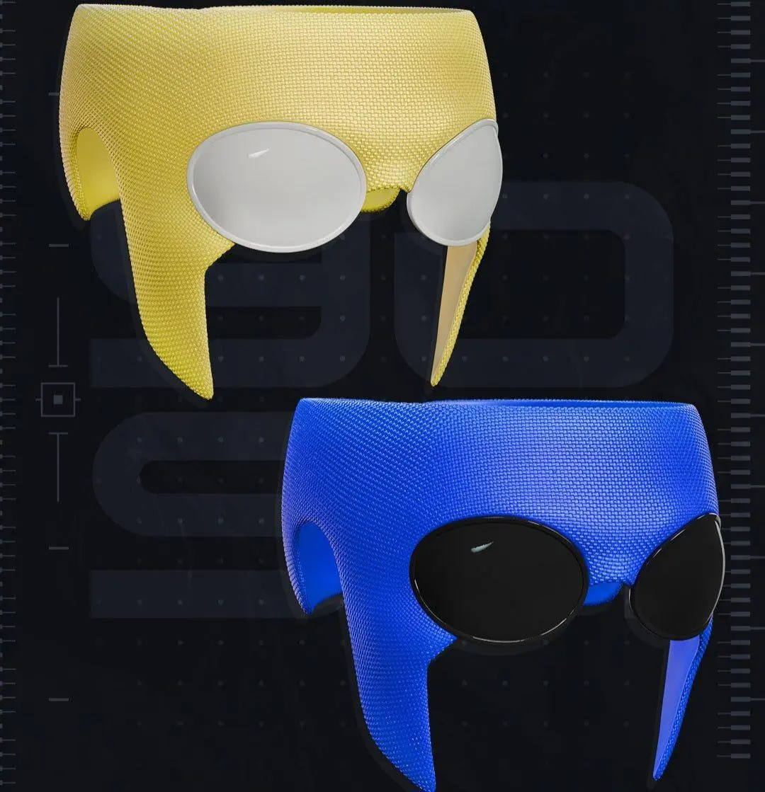 Invincible mask helmet superhero Vigilante cosplay you pick color yellow or blue