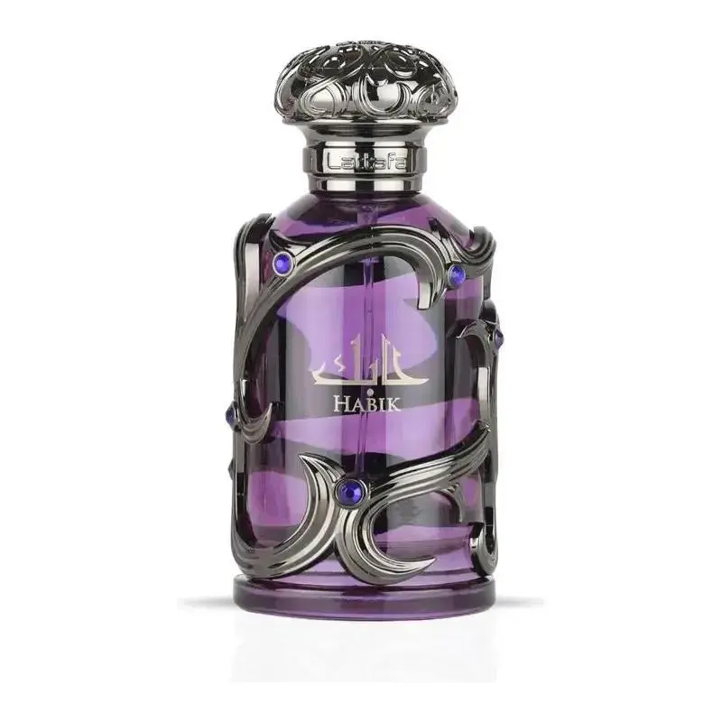 Lattafa Habik Eau de Parfum for Men, 100ml (3.4 fl oz) Aromatic Woody Fragrance Amberwood EDP Spray, Classic Cologne, Ideal Father's Day Gifts & Guys Gifts, Perfumes & Fragrances for Clothes, Beauty Products, Fathers Day Gift Ideas