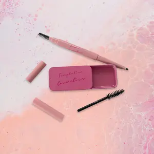 eyebrow soap set with dark brown pencil Stick Long-lasting