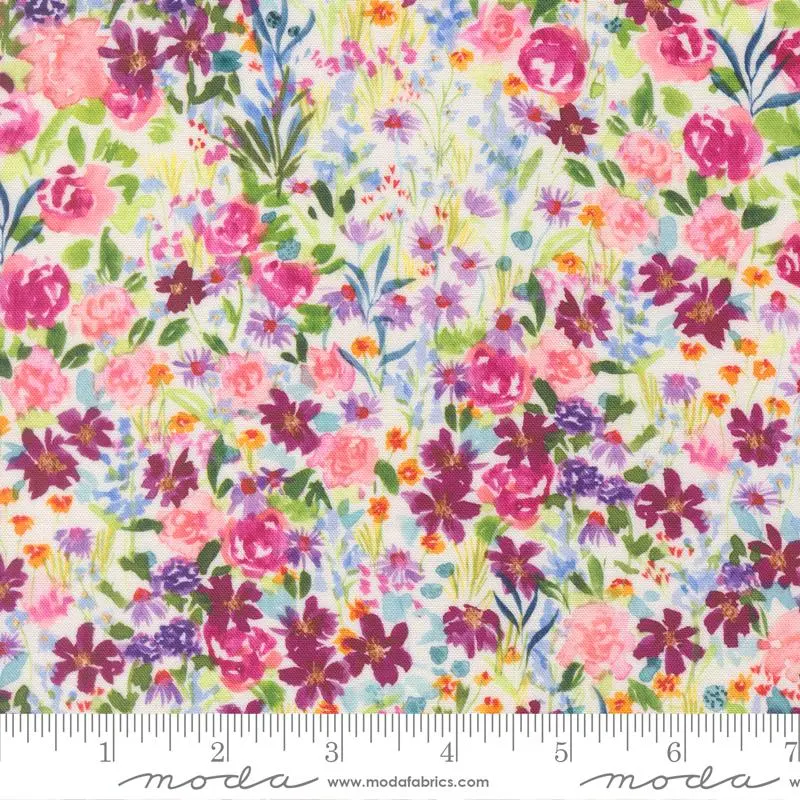 Fabric Moda Cloud Garden Glitter Soulstice by the Quarter Yard 39866-11