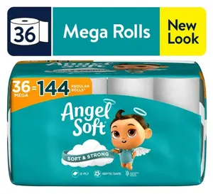 Angel Soft Toilet Paper, 36 Mega Rolls