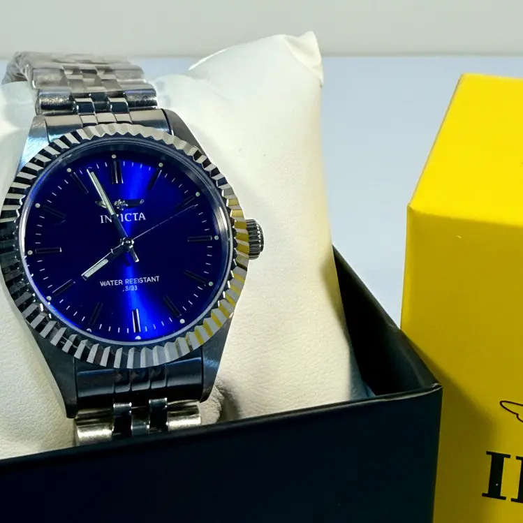 29398 Invicta Specialty Musenova Unisex 36mm Steel Case Blue Dial Watch