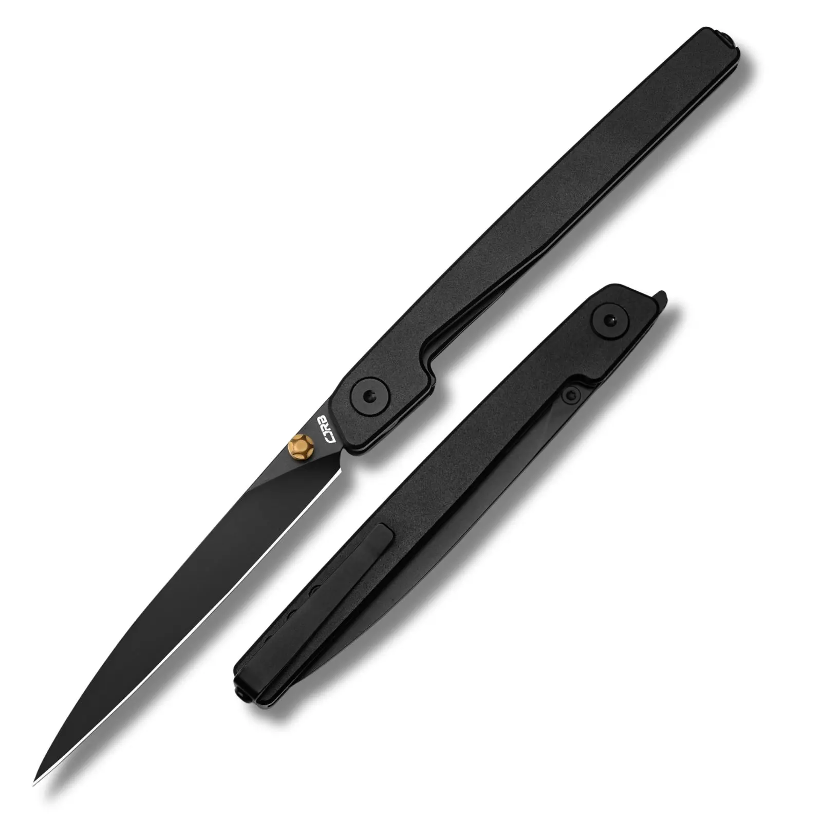 CJRB Lanky Gentleman's Pocket Folding Knife - Well Designed Blades, Lightweight Retractable, Elegant & Utility-Balanced, Tools and Gadgets for EDC, Hiking, Ideal Men's Stuff for Birthday Gift, Versatile Tools, Cool Gifts For Guys