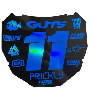 ODI Plate Decal — 11 Logo — Metalic Blue