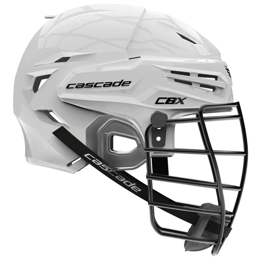 Cascade CBX Box Lacrosse Helmet, Impact-Absorbing Protective Gear for Box Lacrosse Sports, Absorbs Impacts