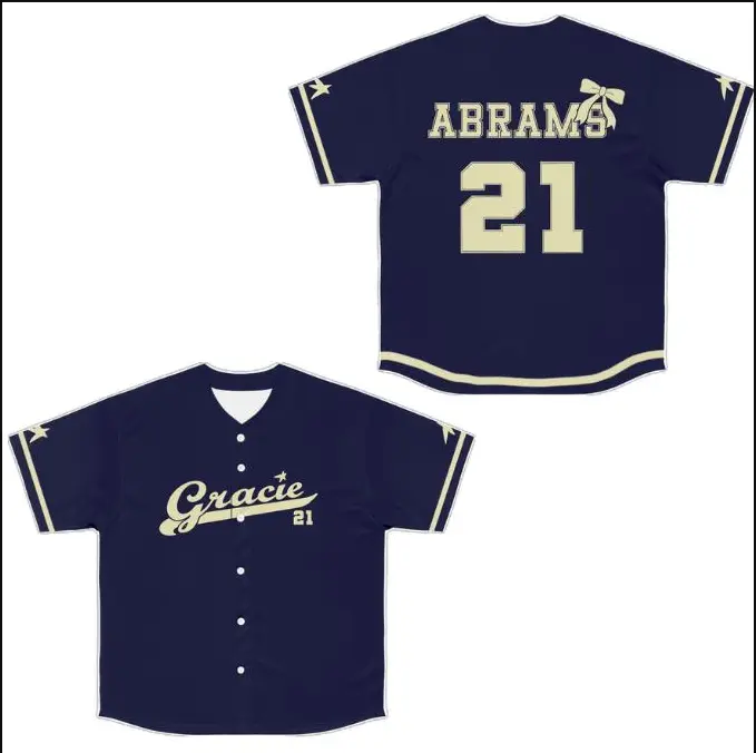 Graciee Abrams Baseball Jersey, Vintage Jersey, Gift for fan, Concert Jersey