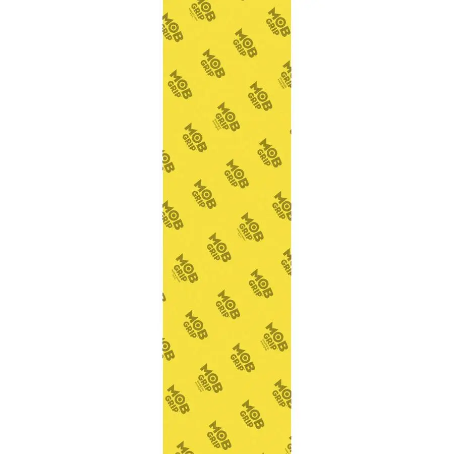 9in Transparent Yellow Sheet Mob Skateboard Grip Tape