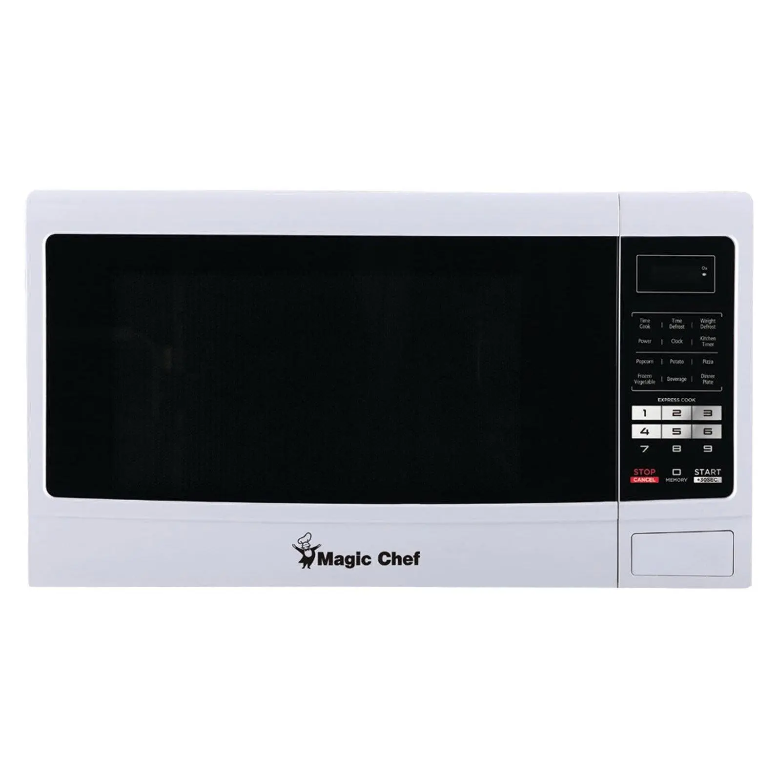 Magic Chef MCM1611W 1100 Watt 1.6 Cubic Feet Digital Countertop Microwave, White Magic Chef MCM1611W 1100 Watt 1.6 Cubic Feet Digital Countertop Microwave, White