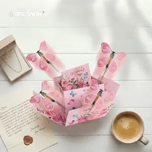 AMA SNOW Mother’s Day Flying Butterfly Surprise Box / Butterfly Explosion Gift Box with Butterflies / DIY Butterfly Pop-Up Cake, Perfect for Mother’s Day, Daily or Birthday Surprise Gift outdoorfun