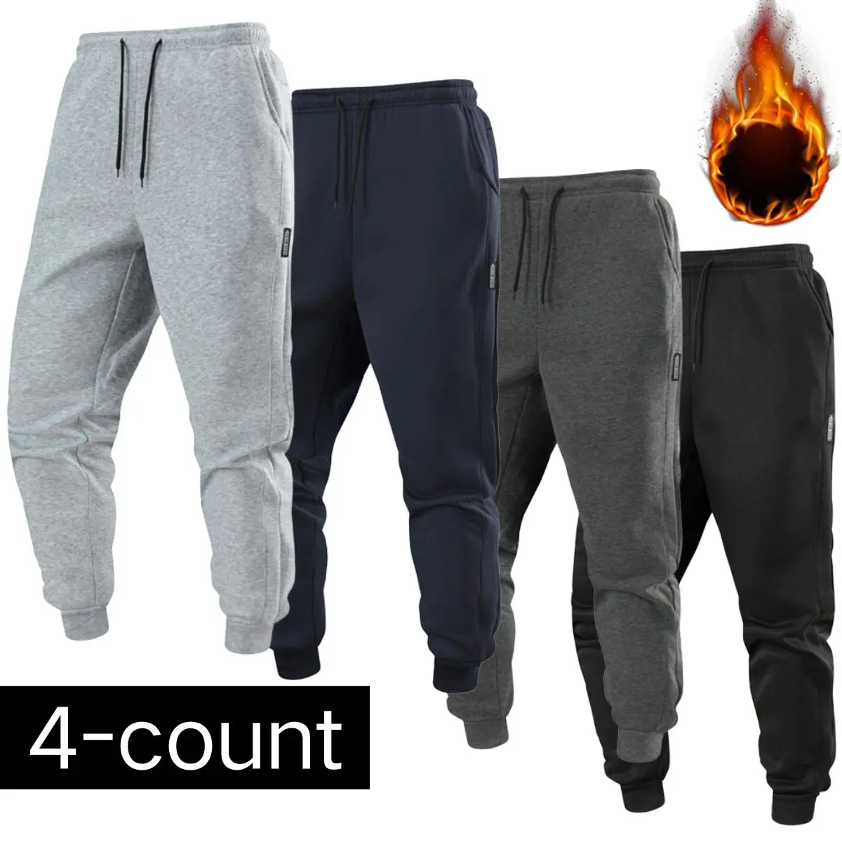 A new and highly popular solid-color casual and simple outdoor sports fashion loose tight-fitting pants