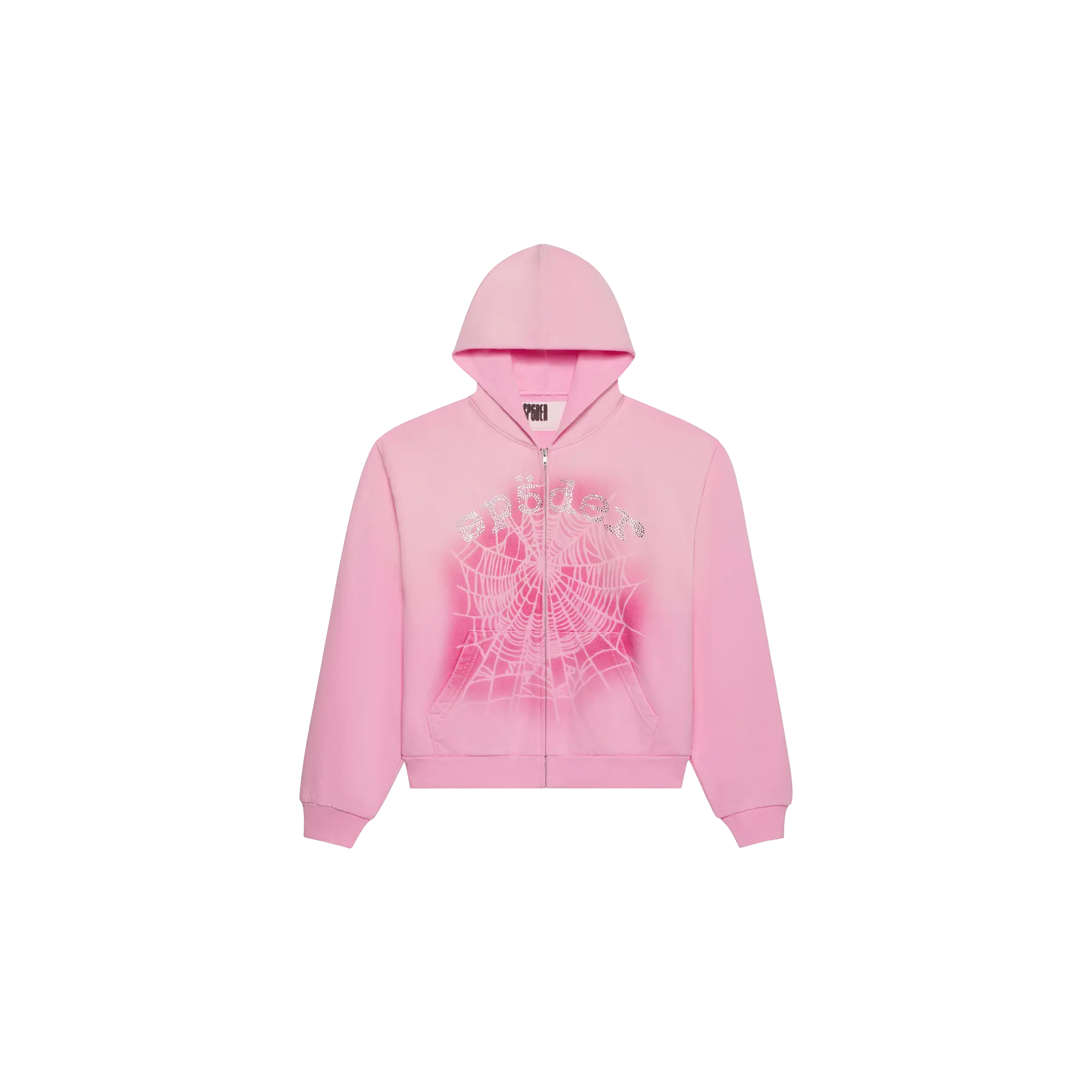OG Web V2 Spray Zip Hoodie "Light Pink" SP5der572