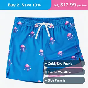 Men’s 7" Swim Trunks 2-in-1 with Compression Liner, Pockets, Drawstring, Stretch Quick-Dry – Gym, Running, Swimming, Hiking, Beach & Pool Swimwear Shorts Summer Swim Bottoms