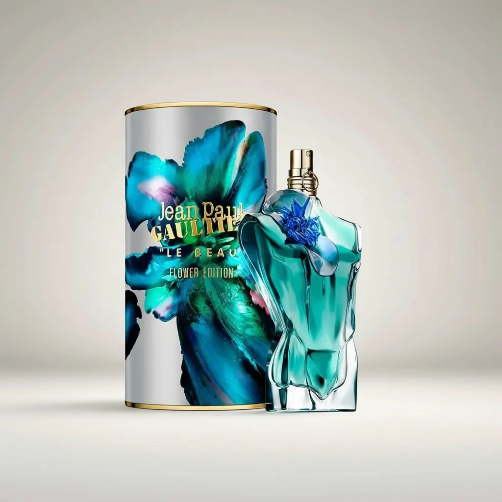 Jean Paul Gaultier Le Beau Flower Edition Men's Cologne, 4.2 oz Eau de Parfum for Men, Limited Edition Fragrances, Perfume for Sale