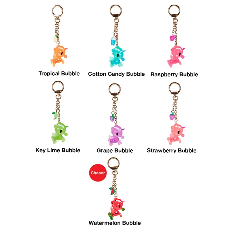 Unicorno Lite Bubble Gum Keychain Blind Box