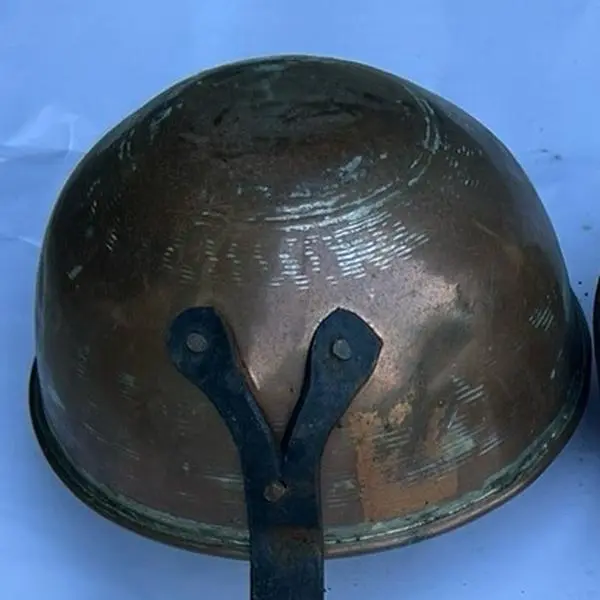 Vintage Antique Copper Ladle, Hand-Hammered Finish, Forged Iron Handle
