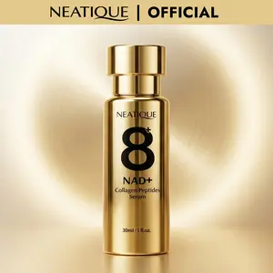[NEW][NEATIQUE]NAD+ Collagen Peptide Serum with Niacinamide & Hyaluronic Acid, 8AM/8PM Routine Firming Hydrating Face Serum for Radiant Glow for Fine Lines and Moisturing Skin, 1 fl oz (30 ml)