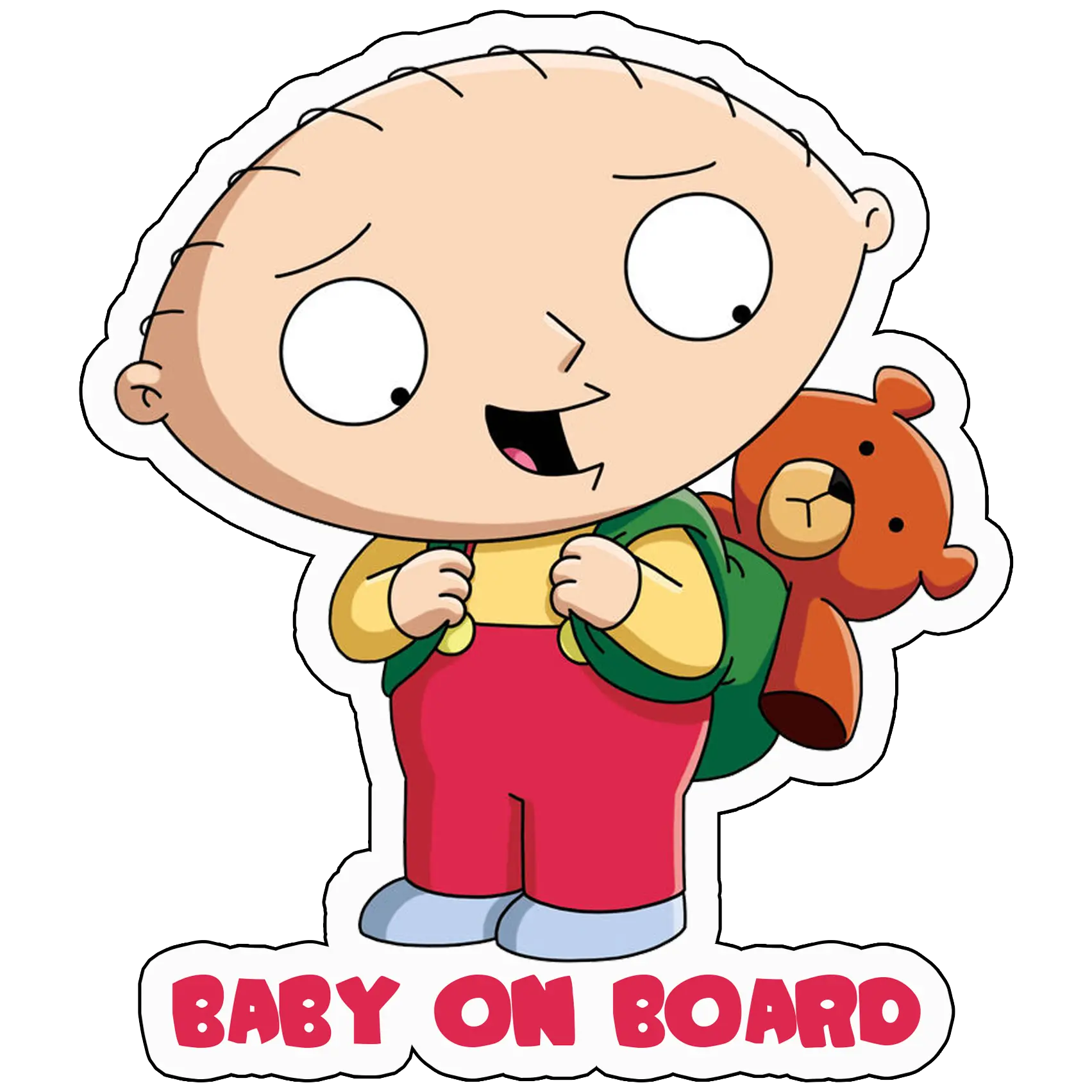 Baby on Board Sticker - Stewie Griffin