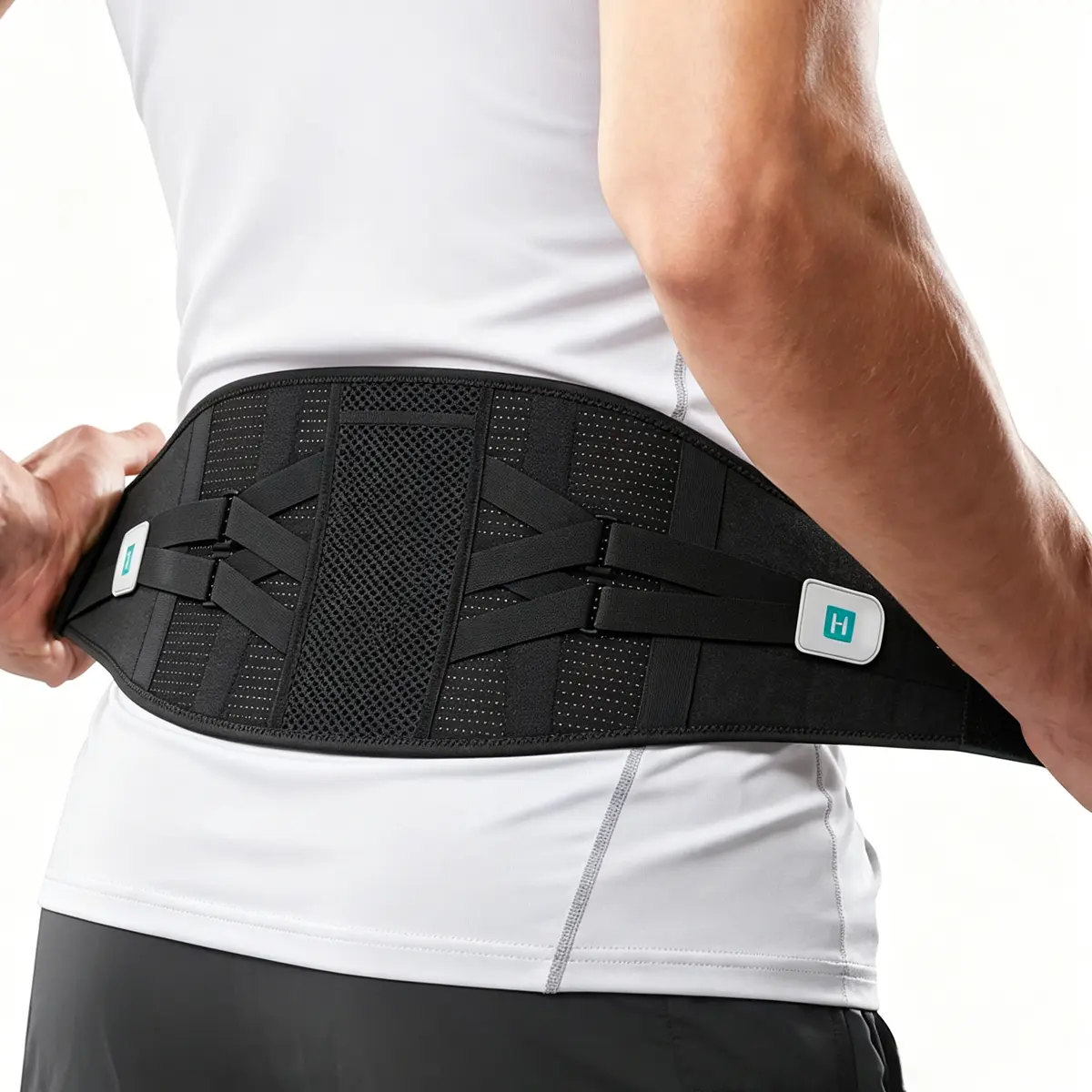 Ergonomic Lumbar Support Back Brace - Breathable Mesh Waist Belt with Soft Support for Men & Women, Adjustable Relief for Lower Back Pain, Sciatica