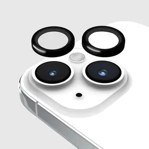 Aluminum Ring Camera Lens Protector Black - iPhone 15 / 15 Plus