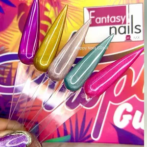 Fantasy Nails Tropical Gummy Cat Eye Nails