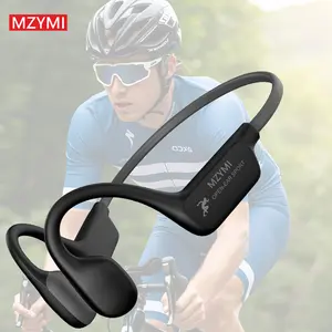 MZYMI i18Pro Bone Conduction Headphones Wireless V6.0 Open-Fit Ear Clip with Microphone Bluetooth 240mAh Fast Charge TYPE-C Sport Earbuds Sweat- and Dust-Repellent for Active Use - Electronic