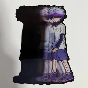 Killua 3D Sticker for Notebooks and Journals - Eye-Catching Design, Durable Material, good for cars, notebooks