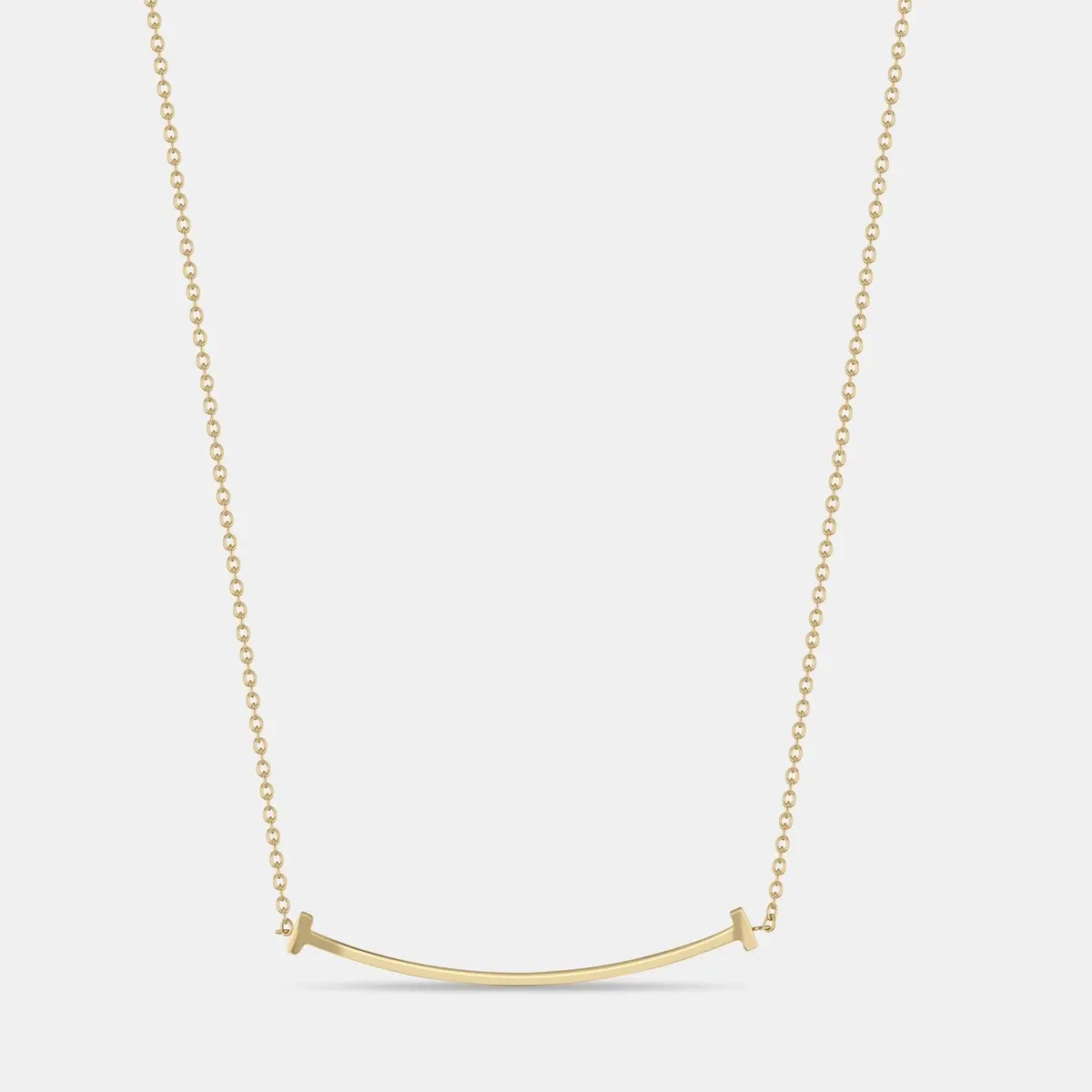 Wishbone pendent necklace