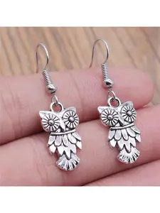 Drop Earrings Fashion Handmade Simple Design 2 Colors Owl Earrings