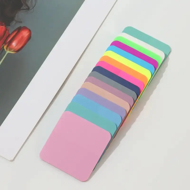 Transparent Sticky Note, 8 Counts/160 Sheets Square Waterproof Self Adhesive Sticky Note, Stationery Supplies for Home School Office, Sticky Notes Set