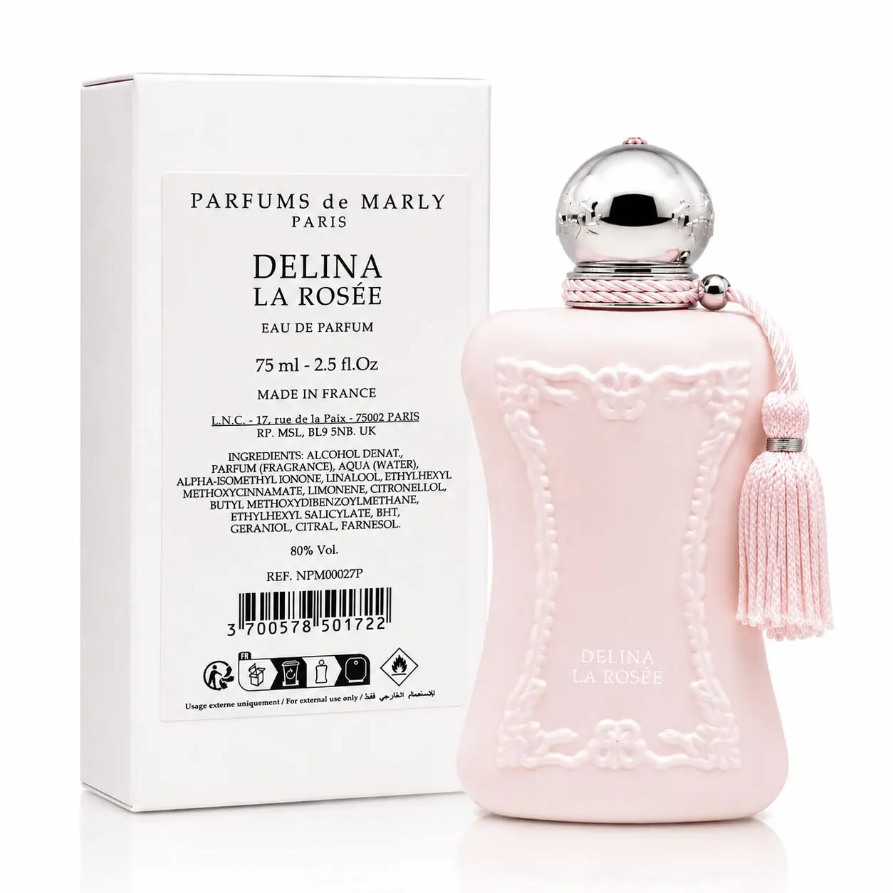 Parfums De Marly Women's 2.5 Ounce Delina La Rosee Eau de Parfum TESTER